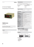 AUTONICS T4WM CATALOG T4WM SERIES: 5-CHANNEL DIGITAL TEMPERATURE INDICATORS